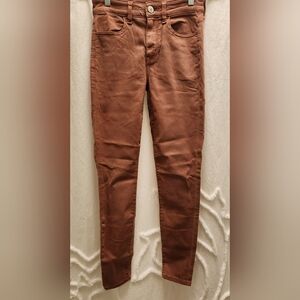 American Eagle Ne(x)t Level Hi-Rise Stretch Mauve Jean Jegging Sz 2 Short